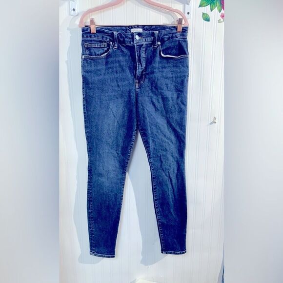 Good American Blue Skinny Jeans Sz 14/32 - Picture 1 of 4